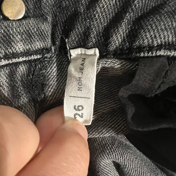 Pacsun Gray Mom Jeans - Picture 6 of 7
